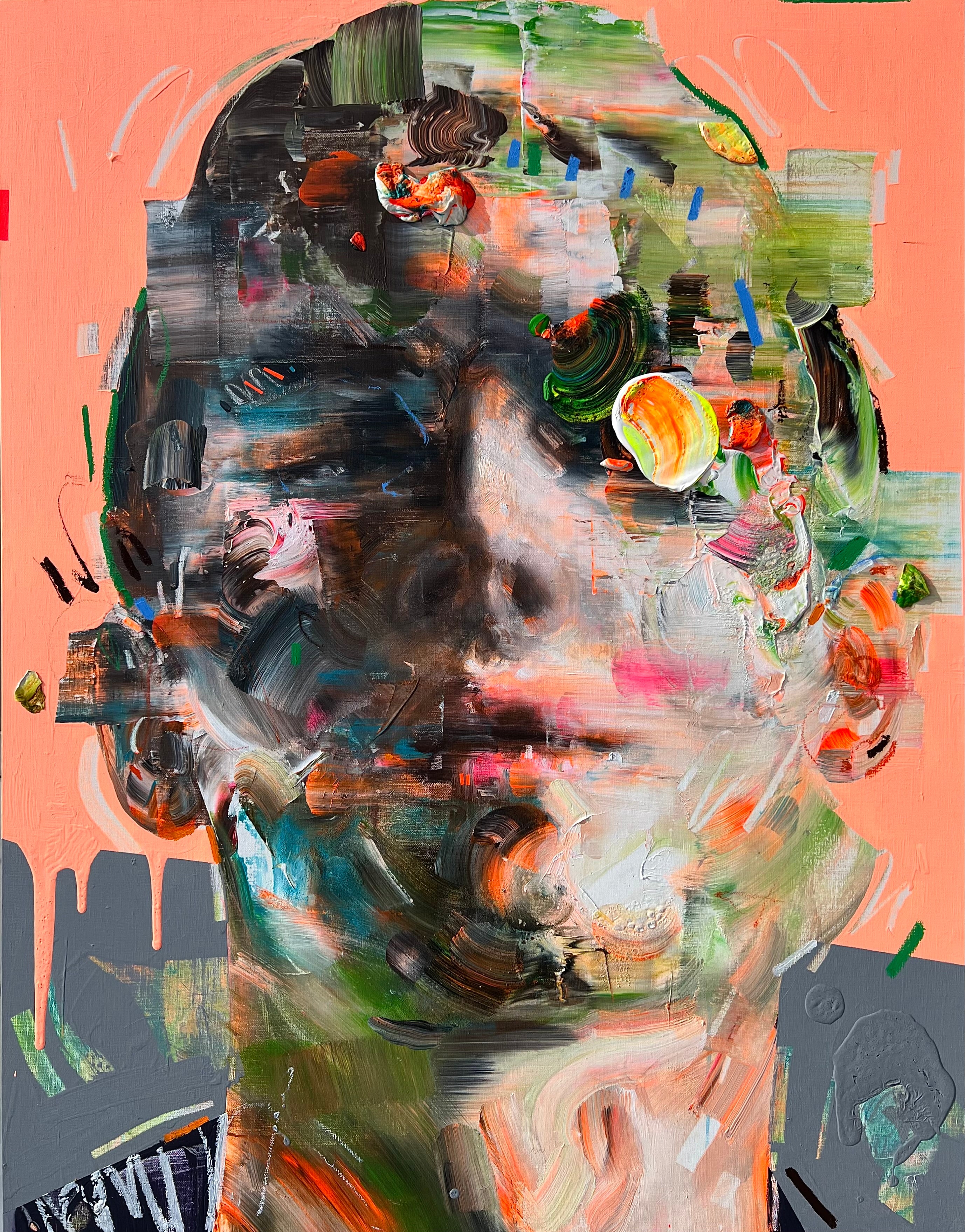 Contemporary man_ 21st century' s Mona Lisa #12 by NOMA現代アート