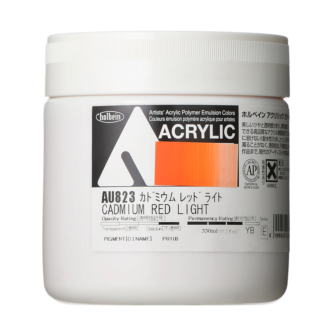 アクリル絵具｜アクリリック カラー[ヘビーボディ]Holbein Artists' Acrylic Polymer Emulsion Colors（330ml）|AU801-AU868