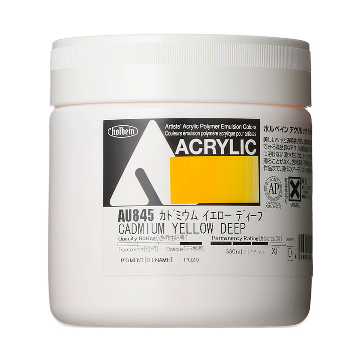 アクリル絵具｜アクリリック カラー[ヘビーボディ]Holbein Artists' Acrylic Polymer Emulsion Colors（330ml）|AU801-AU868