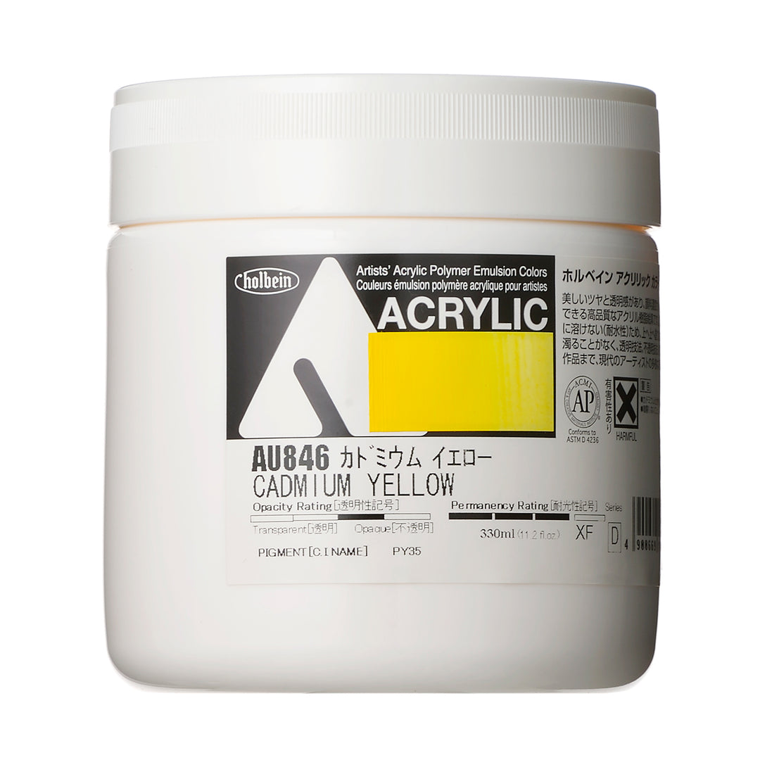 アクリル絵具｜アクリリック カラー[ヘビーボディ]Holbein Artists' Acrylic Polymer Emulsion Colors（330ml）|AU801-AU868