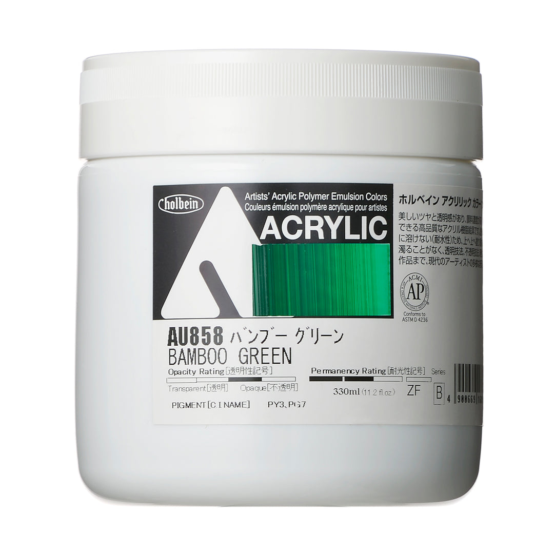 アクリル絵具｜アクリリック カラー[ヘビーボディ]Holbein Artists' Acrylic Polymer Emulsion Colors（330ml）|AU801-AU868