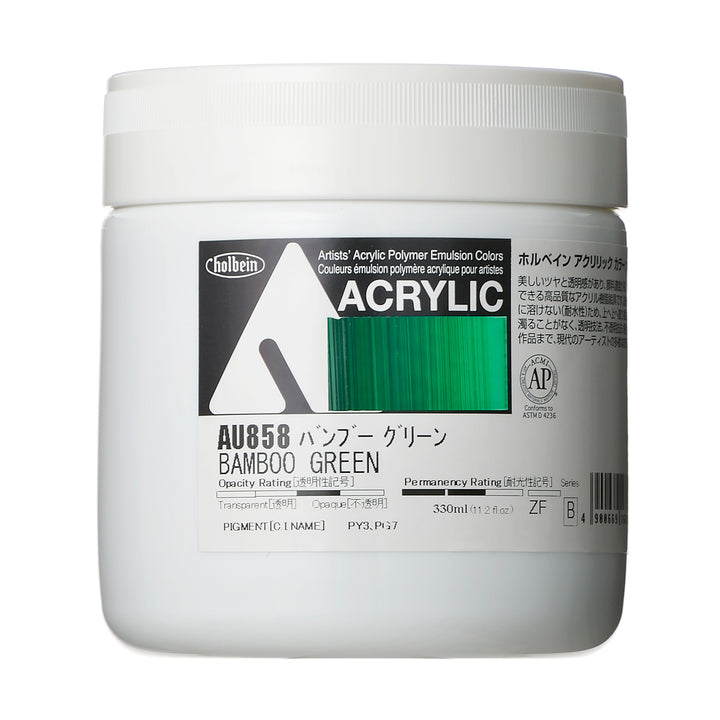 アクリル絵具｜アクリリック カラー[ヘビーボディ]Holbein Artists' Acrylic Polymer Emulsion Colors（330ml）|AU801-AU868