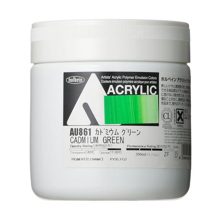 アクリル絵具｜アクリリック カラー[ヘビーボディ]Holbein Artists' Acrylic Polymer Emulsion Colors（330ml）|AU801-AU868