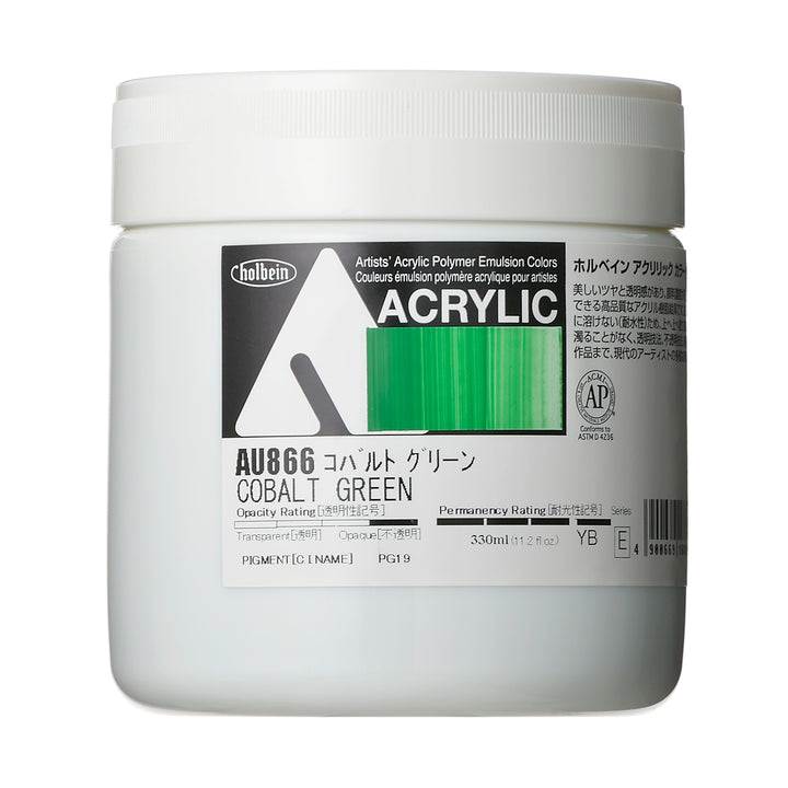 アクリル絵具｜アクリリック カラー[ヘビーボディ]Holbein Artists' Acrylic Polymer Emulsion Colors（330ml）|AU801-AU868