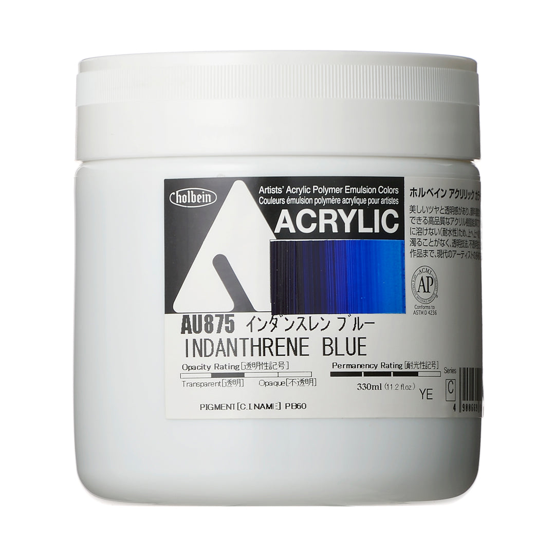 アクリル絵具｜アクリリック カラー[ヘビーボディ]Holbein Artists' Acrylic Polymer Emulsion Colors（330ml）|AU871-AU988