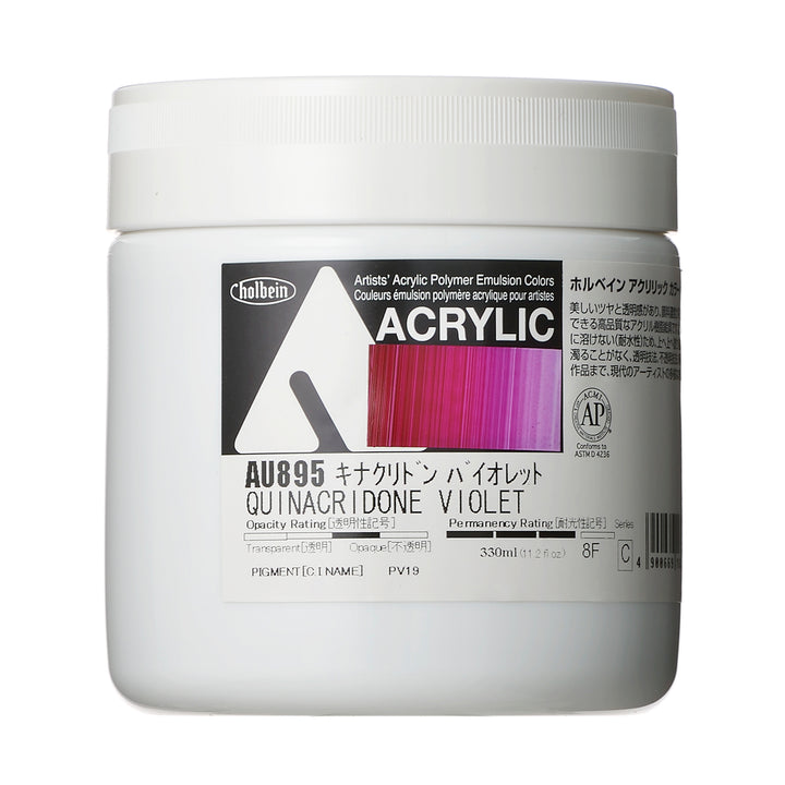 アクリル絵具｜アクリリック カラー[ヘビーボディ]Holbein Artists' Acrylic Polymer Emulsion Colors（330ml）|AU871-AU988